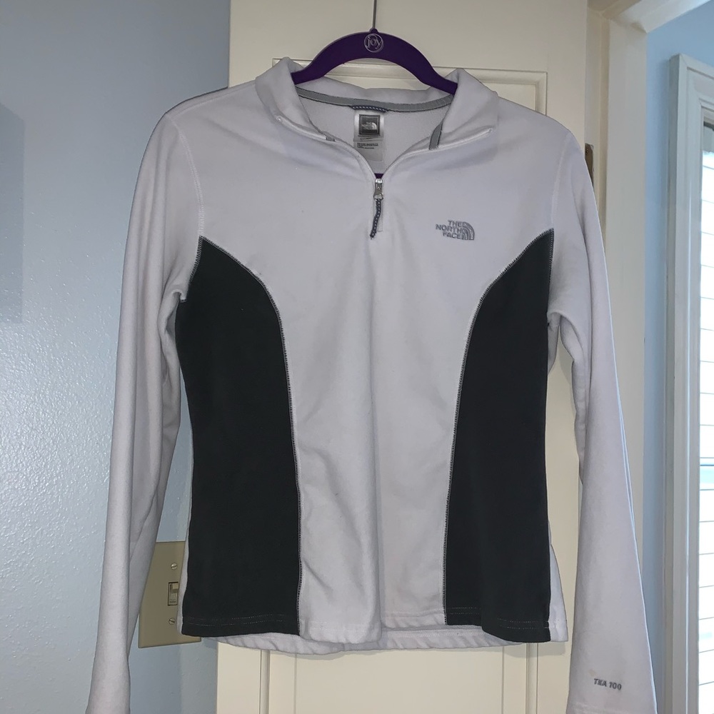 white north face jacket